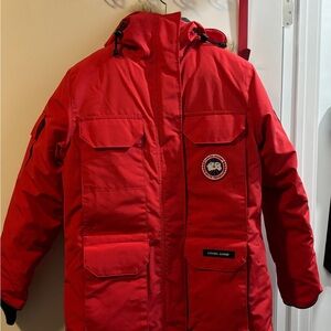 Canada Goose Expedition Parka Red with Black Interior